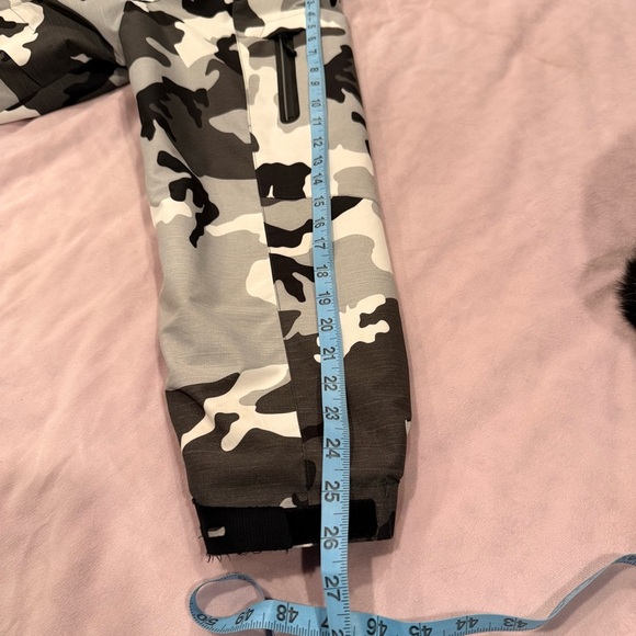 Suokeni Men's Black and Gray Camouflage Ski Jacket med - Picture 13 of 16